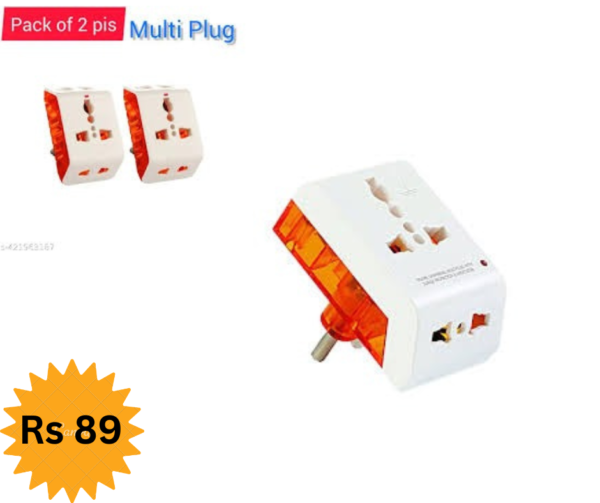 Simbhaa Universal Multi Plug Adaptor with Indicator